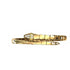 14K Gold With Diamond Snake Bangle